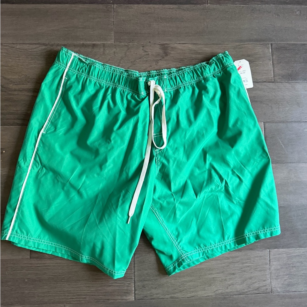 Faded Glory Bright Green Swim Trunks